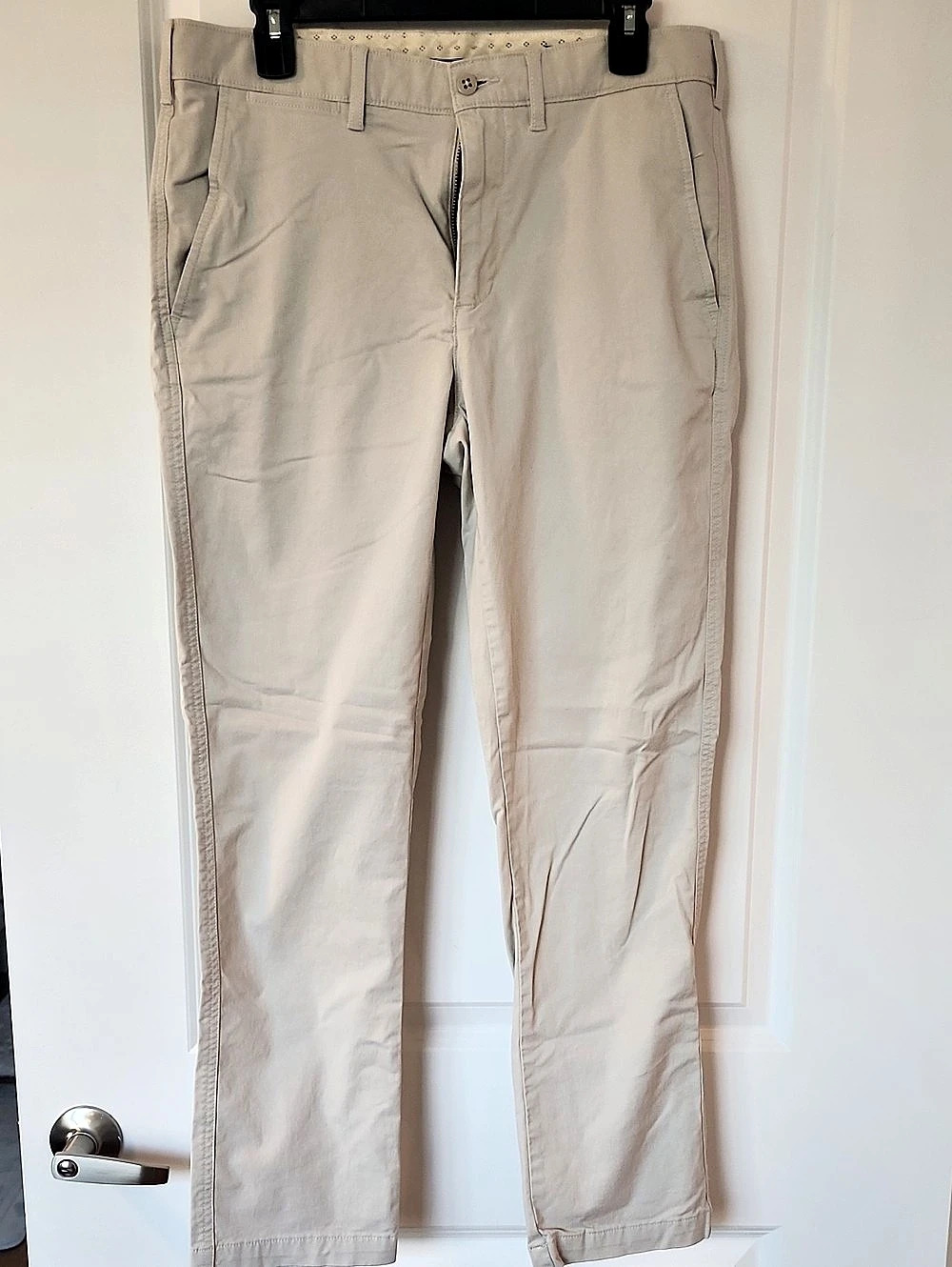 Cremieux Soho Slim Comfort Stretch Chino Pants Beige Waist 33x30